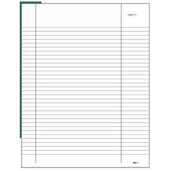 Registro verbale generico E2384 - 92 pg numerate - 31 x 24,5cm - Edipro