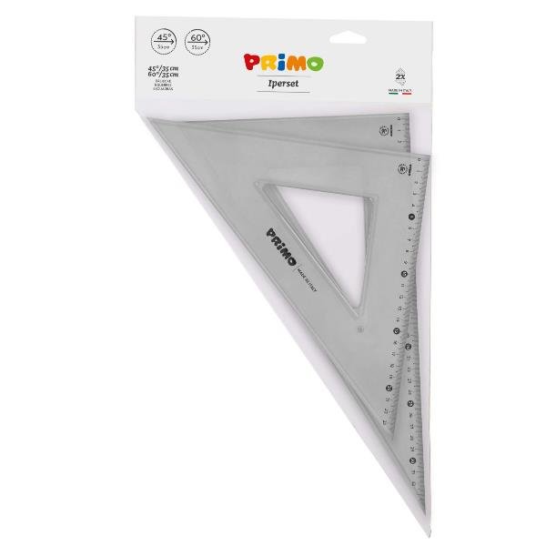 PRIMO - Set di righelli - grigio fumo …