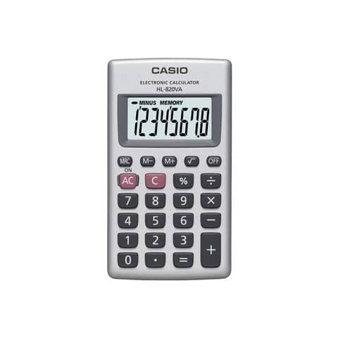 Casio HL-820VA - Calcolatrice tascabile - 8 cifre …