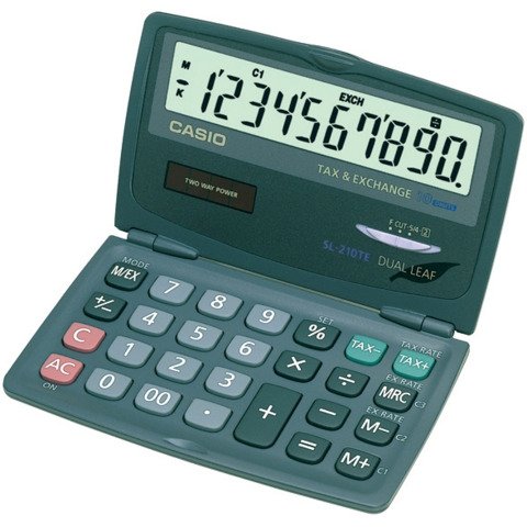 Casio SL-210TE - Calcolatrice tascabile - 10 cifre …