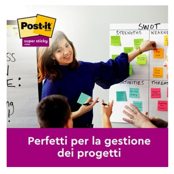 Post-it Super Sticky 655-6SS-PLAY - Blocchi - 127 …