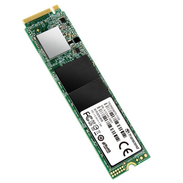 Transcend 110S - SSD - 2 TB - interno - M.2 2280 - PCIe 3.0 x4 (NVMe) - per HP ProBook 640 G4, 650 G4; ZBook 14u G4, 14u G5, 15 G4, 15 G5, 15u G5, 17 G4, 17 G5