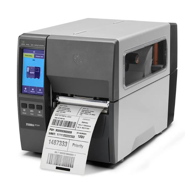Zebra ZT231 - Stampante per etichette - trasferimento termico - Rullo (11,4 cm) - 203 dpi - fino a 152 mm/sec - USB, LAN, seriale, Bluetooth - taglierina