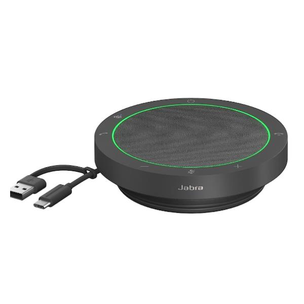 Jabra Speak2 40 UC - Vivavoce a mani libere - cablato - USB-C, USB-A - grigio scuro - Zoom Certificato, Certificato Google Meet, Certificato Amazon Chime