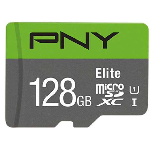 PNY Elite - Scheda di memoria flash - 128 GB - UHS-I U1 / Class10 - UHS-I microSDXC
