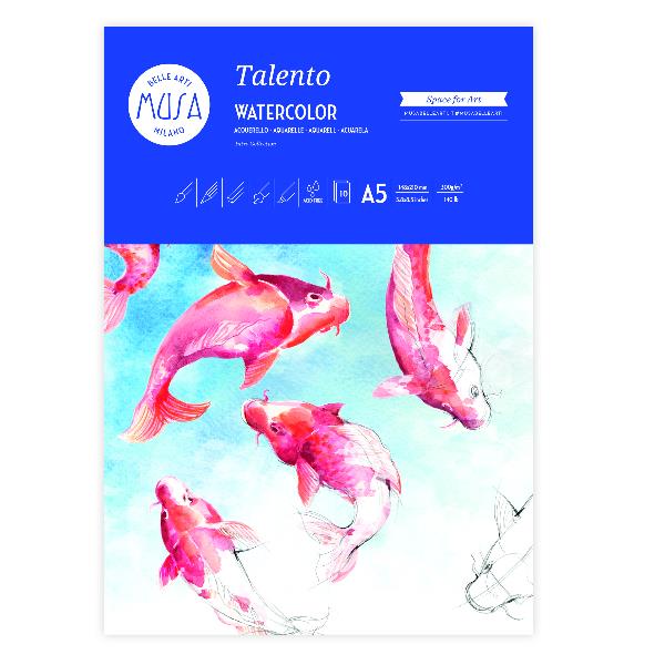 Carta per acquarello Talento - A5 - 300 …