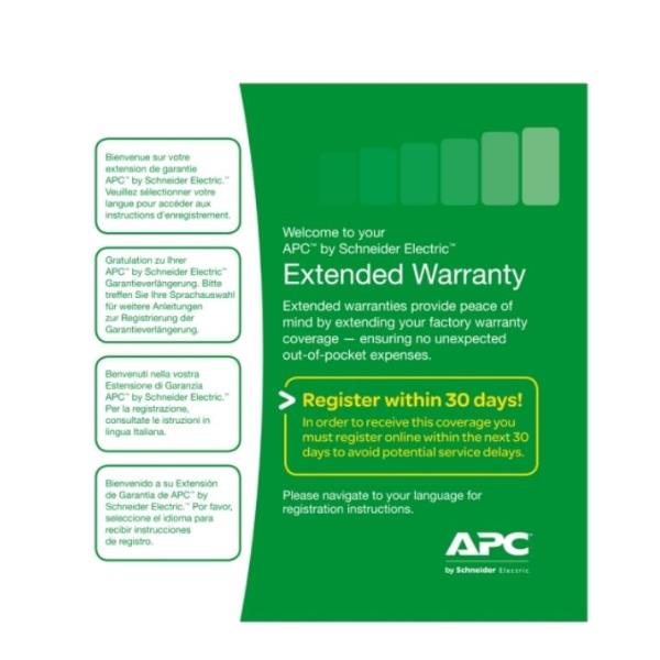 APC Extended Warranty Renewal - Supporto tecnico (rinnovo) - consulenza telefonica - 1 anno - 24x7 - per P/N: SMT1500R2I-AR, SMT2200I-AR, SMX1500RM2UC, SMX1500RM2UCNC, SRT1000XLJ, SRTG192XLBP4
