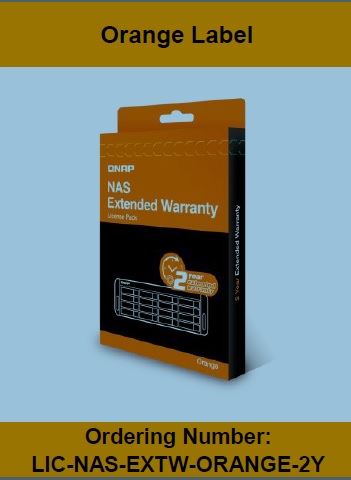 QNAP Extended Warranty Orange Label - Contratto di assistenza esteso - parti e manodopera - 2 anni (dalla data di acquisto originale dell'apparecchiatura) (4°/5° anno) - carry in - tempo di riparazione: 10 giorni lavorativi - acquisto entro 60 giorni dall'acquisto del prodotto, elettronica (EE)