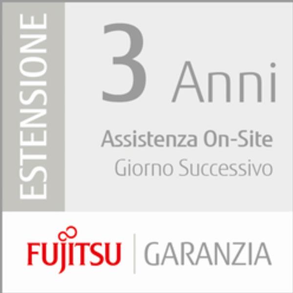 Fujitsu Scanner Service Program 3 Year Extended Warranty for Fujitsu Mobile Scanners - Contratto di assistenza esteso (estensione) - sostituzione - 3 anni - spedizione - 8x5 - tempo di risposta: NBD - per ScanSnap iX100, S1100i, S1300i
