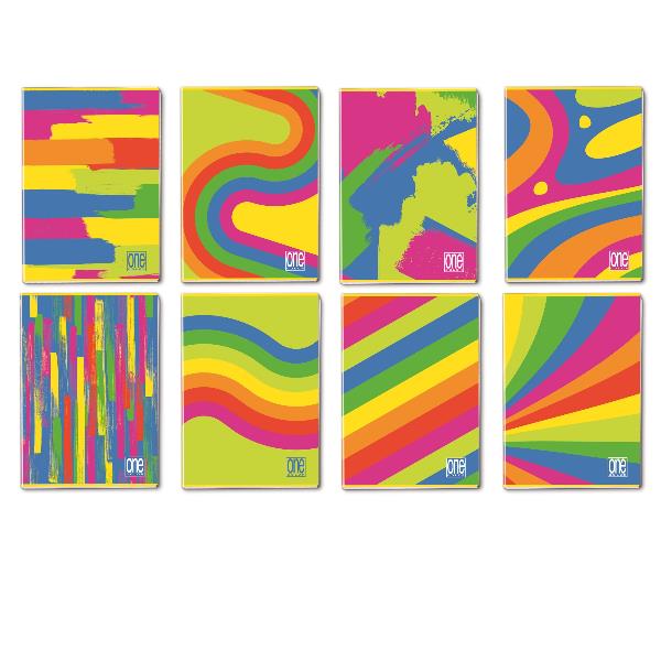 Maxiquaderno One Color Fantafluo - A4 - 5 mm c/ margine - 20+1 fogli - 80 gr - Blasetti