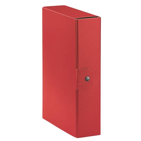 Scatola progetto Eurobox - dorso 8 cm - 25 x 35 cm - rosso - Esselte