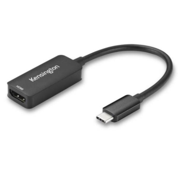 Kensington CV4200H - Adattatore video - 24 pin USB-C maschio a HDMI femmina - supporto 4K, supporta 4K 120 Hz, supporta 8K 60 Hz