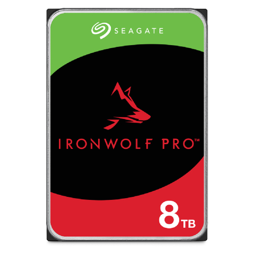 Seagate IronWolf Pro ST8000NT001 - HDD - 8 TB - interno - 3.5" - SATA 6Gb/s - 7200 rpm - buffer: 256 MB - con 3 anni Seagate Recupero dei dati di salvataggio
