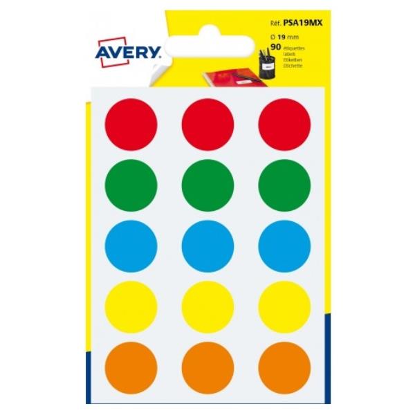 Avery - Etichetta con codice di colore autoadesiva …