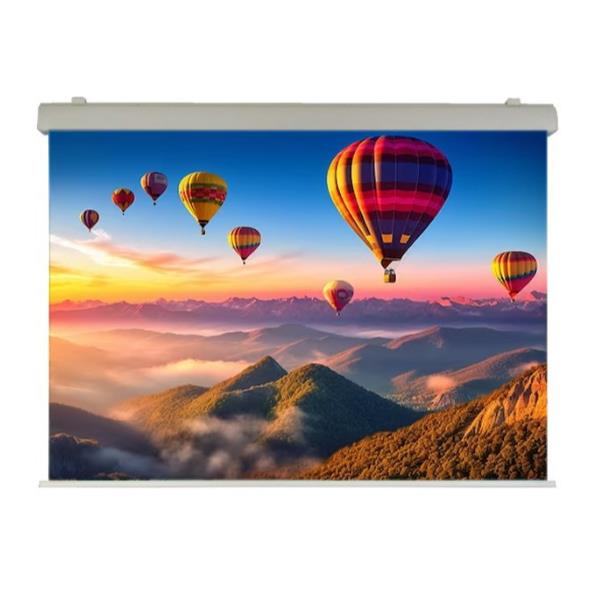 SOPAR Electric Professional 4:3 - Schermo per proiezione - montaggio a soffitto, montaggio a parete - motorizzato - 230 V - 148" (376 cm) - 4:3 - Lenticular White Fabric