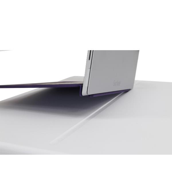 Ergotron StyleView S-Tablet Cart - Carrello - per tablet - bloccabile - acciaio verniciato a polvere - bianco, alluminio - dimensione schermo: fino a 12" - Compatibile TAA - per Microsoft Surface 2, 3, Pro, Pro 2, Pro 3, Pro 4, RT