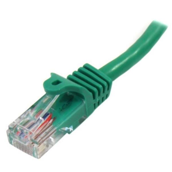 StarTech.com Cavo di Rete da 5m Verde Cat5e Ethernet RJ45 Antigroviglio - Cavo Patch Snagless - Cavo di rete - RJ-45 (M) a RJ-45 (M) - 5 m - UTP - CAT 5e - antiaggrovigliamento, bloccato - verde