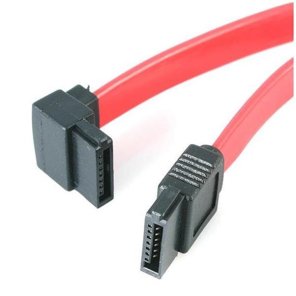 StarTech.com Cavo Serial ATA da SATA ad angolare sinistro SATA 15 cm - Cavo SATA - Serial ATA 150/300/600 - SATA (R) a SATA (R) - 15.2 cm - connettore angolato a sinistra - rosso - per P/N: 25S22M2NGFFR, 25SAT22MSAT, S322M225R, SAT2M2NGFF25, SAT32M225, SAT32MSAT257