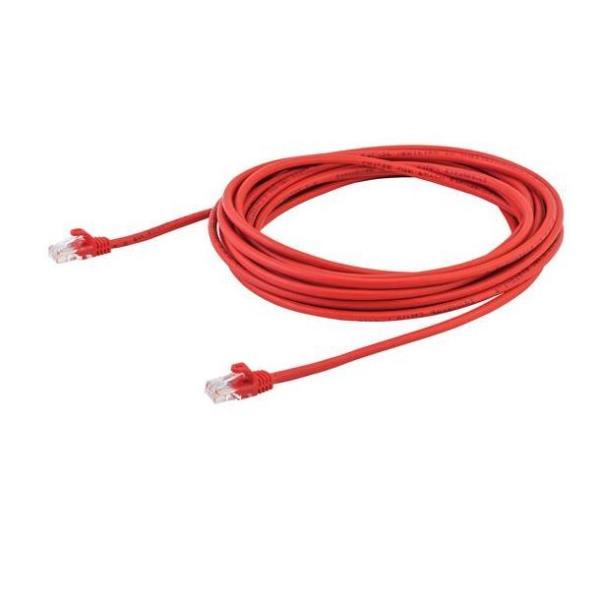StarTech.com Cavo di Rete da 7m Rosso Cat5e Ethernet RJ45 Antigroviglio - Cavo Patch Snagless (45PAT7MRD) - Cavo patch - RJ-45 (M) a RJ-45 (M) - 7 m - UTP - CAT 5e - antiaggrovigliamento, bloccato - rosso