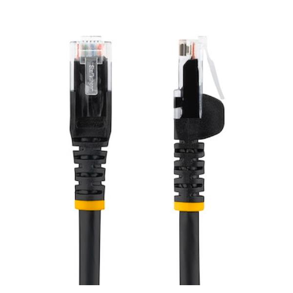 StarTech.com Cavo Ethernet Cat 6 UTP da 1m - Cavo di rete lan Cat6 10 Gigabit 100W PoE LSZH - Cavo patch antigroviglio Nero (N6LPATCH1MBK) - Cavo patch - RJ-45 (M) a RJ-45 (M) - 1 m - 6 mm - UTP - CAT 6 - antiaggrovigliamento - nero