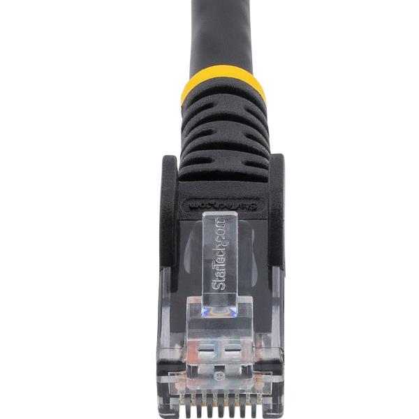 StarTech.com Cavo Ethernet Cat 6 UTP da 3m - Cavo di rete lan Cat6 10 Gigabit 100W PoE LSZH - Cavo patch antigroviglio Nero (N6LPATCH3MBK) - Cavo patch - RJ-45 (M) a RJ-45 (M) - 3 m - 6 mm - UTP - CAT 6 - antiaggrovigliamento - nero