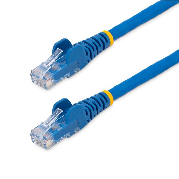 StarTech.com Cavo Ethernet Cat 6 UTP da 50cm - Cavo di rete lan Cat6 10 Gbps 100W PoE LSZH - Cavo patch antigroviglio Blu (N6LPATCH50CMBL) - Cavo patch - RJ-45 (M) a RJ-45 (M) - 50 cm - 6 mm - UTP - CAT 6 - antiaggrovigliamento - blu