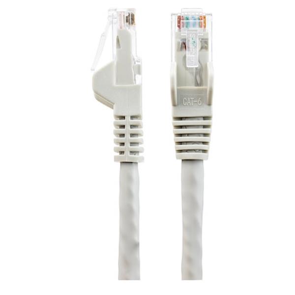 StarTech.com Cavo Ethernet Cat 6 UTP da 50cm - Cavo di rete lan Cat6 10 Gbps 100W PoE - Cavo patch antigroviglio Grigio (N6LPATCH50CMGR) - Cavo patch - RJ-45 (M) a RJ-45 (M) - 50 cm - 6 mm - UTP - CAT 6 - antiaggrovigliamento - grigio