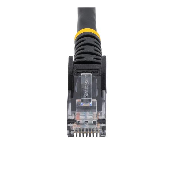 StarTech.com Cavo Ethernet Cat 6 UTP da 5m - Cavo di rete lan Cat6 10 Gigabit 100W PoE LSZH - Cavo patch antigroviglio Nero (N6LPATCH5MBK) - Cavo patch - RJ-45 (M) a RJ-45 (M) - 5 m - 6 mm - UTP - CAT 6 - antiaggrovigliamento - nero
