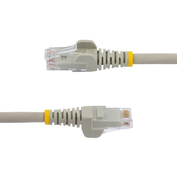 StarTech.com Cavo Ethernet CAT6 7m - Cavo rete Lan RJ45 10 Gbps 100W PoE - Cavo dati/patch UTP 10GbE - Testato individualmente - Low Smoke Zero Halogen (LSZH) - Certificato ETL - Grigio (N6LPATCH7MGR) - Cavo patch - RJ-45 (M) a RJ-45 (M) - 7 m - 6 mm - UTP - CAT 6 - antiaggrovigliamento - grigio