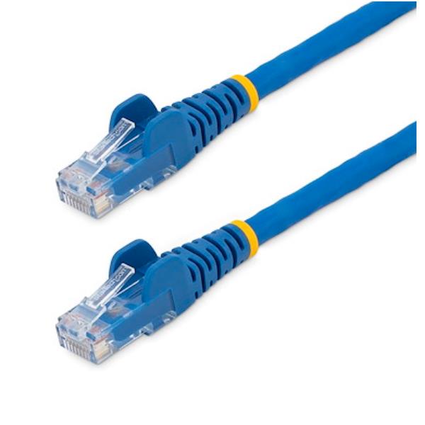 StarTech.com Cavo Ethernet CAT6 15m - Cavo rete Lan RJ45 10 Gbps 100W PoE - Cavo dati/patch UTP 10GbE - Testato individualmente - Low Smoke Zero Halogen (LSZH) - Certificato ETL - Blu (N6LPATCH15MBL) - Cavo patch - RJ-45 (M) a RJ-45 (M) - 15 m - 6 mm - UTP - CAT 6 - antiaggrovigliamento - blu