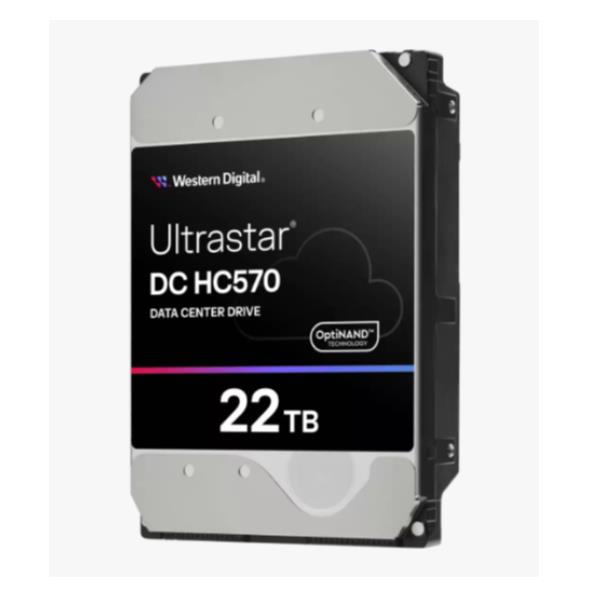 WD Ultrastar DC HC570 - HDD - 22 TB - interno - 3.5" - SAS 12Gb/s - 7200 rpm - buffer: 512 MB