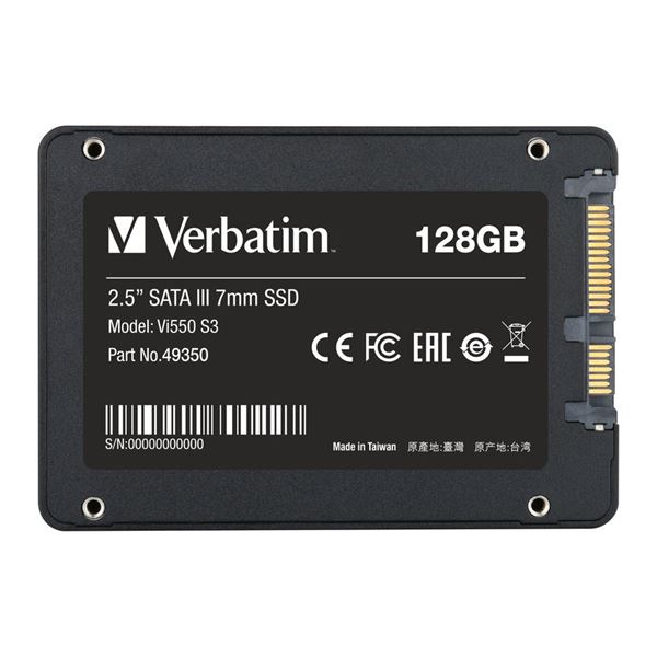Verbatim Vi550 - SSD - 128 GB - interno - 2.5" - SATA 6Gb/s