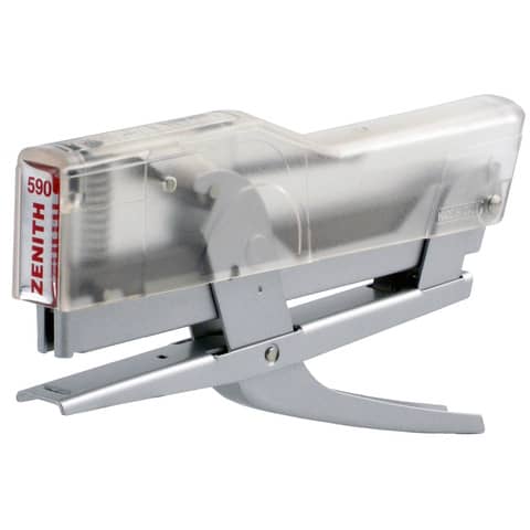 Cucitrice a pinza 590 colore trasparente/alluminio 1 scatola …