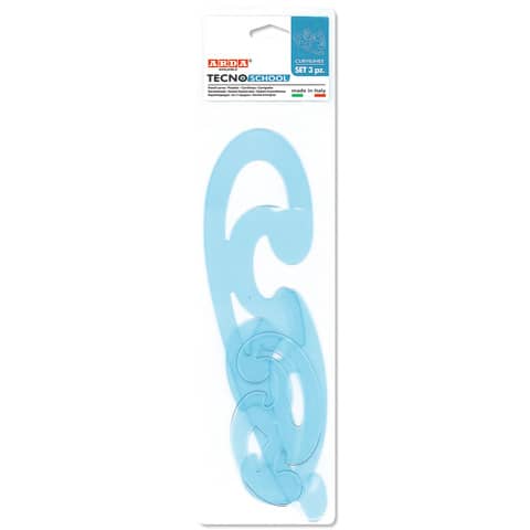 KIT3 CURVILINEE COL.GRIGIO TRASP.