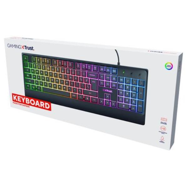 Tastiera Gaming - illuminata LED - Trust