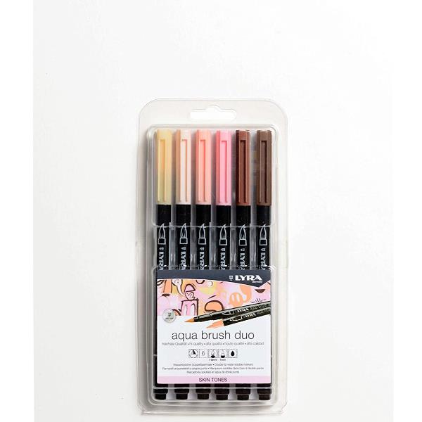 Lyra Aqua Brush Duo Skin Tones - Combinazione …