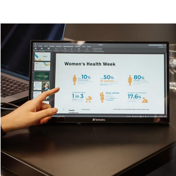Verbatim PMT-15 - Monitor a LED - 15.6" …