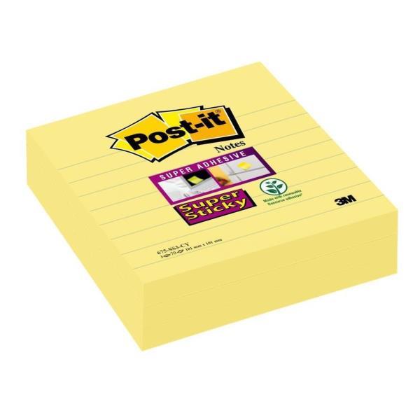 FOGLIETTI POST-IT® SUPER STICKY COLORE GIALLO CANARY . …