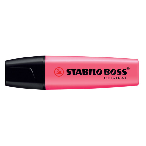 Evidenziatore Stabilo Boss Original -Stabilo- rosa ricaricabile di lunga durata fuoroscente universale (conf.10)