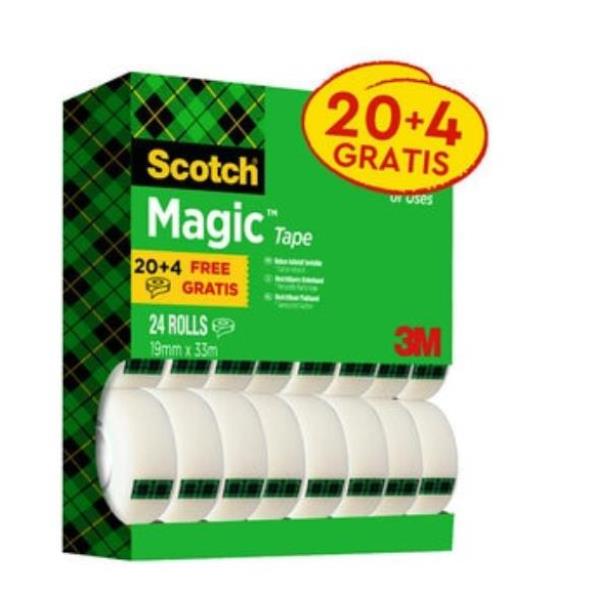 Nastro adesivo invisibile Scotch Magic Value Pack 24 …