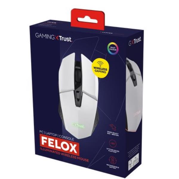 GXT109W FELOX GAMING MOUSE WHITE