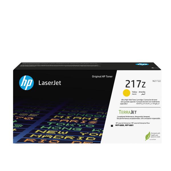 HP 217Z - Ultra High Yield - giallo - originale - LaserJet - cartuccia toner (W2172Z) - per Color LaserJet Enterprise MFP 6800dn