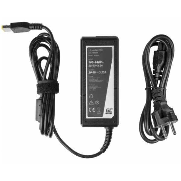 Green Cell PRO - Alimentatore - AC - 65 Watt - nero - per Lenovo B50; G50; G500; G50-30; G50-45; G505; G50-70; G50-80; G700; G710; Z50-70; Z50-75