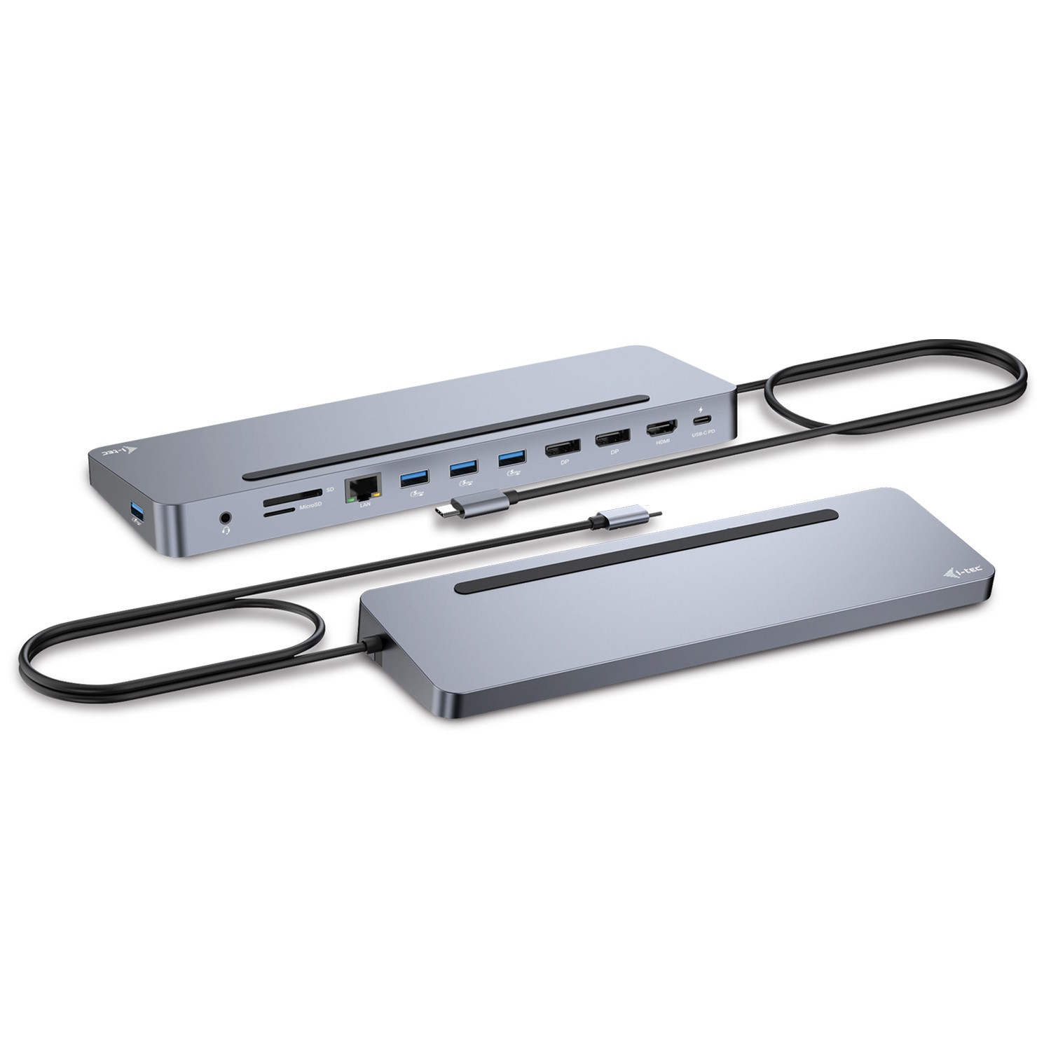 i-Tec - Docking station - per tablet, laptop - USB-C / USB4 / Thunderbolt 3 / Thunderbolt 4 - 11-slot - HDMI, 2 x DP - GigE - 100 Watt