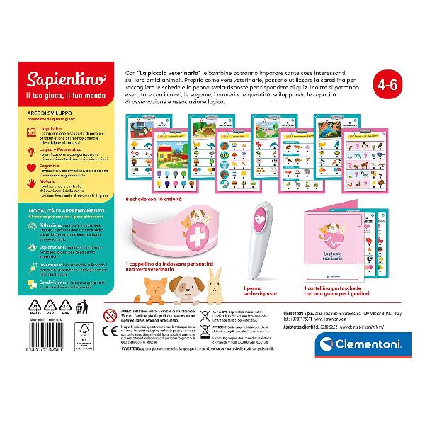 Clementoni Sapientino - The Little Vet - gioco …