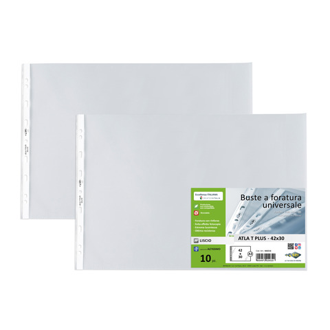 SEI ATLA T PLUS - Busta trasparente - per 420 x 300 mm (pacchetto di 10)