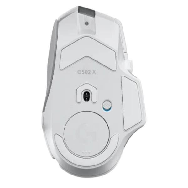 Logitech G G502 X PLUS - Mouse - ottica - senza fili - LIGHTSPEED - ricevitore LIGHTSPEED Logitech - bianco