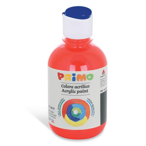 Tempera vermiglione acrilica in bottiglia da 300g