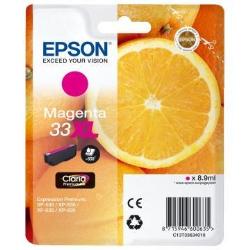 Epson 33XL - 8.9 ml - XL - magenta - originale - blister con radiofrequenza / allarme acustico - cartuccia d'inchiostro - per Expression Home XP-635, 830; Expression Premium XP-530, 540, 630, 635, 640, 645, 830, 900