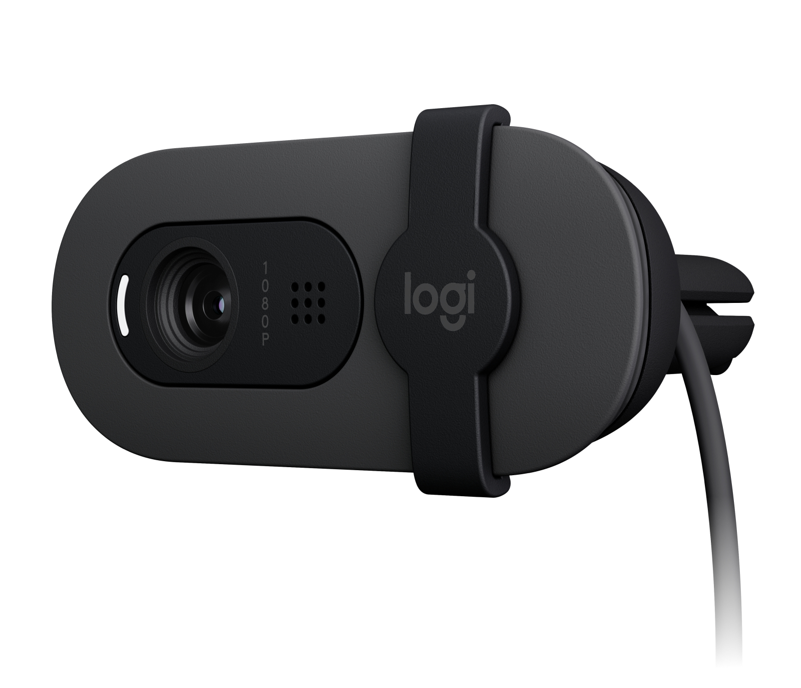 Logitech BRIO 100 - Webcam - colore - 2 MP - 1920 x 1080 - 720p, 1080p - audio - USB